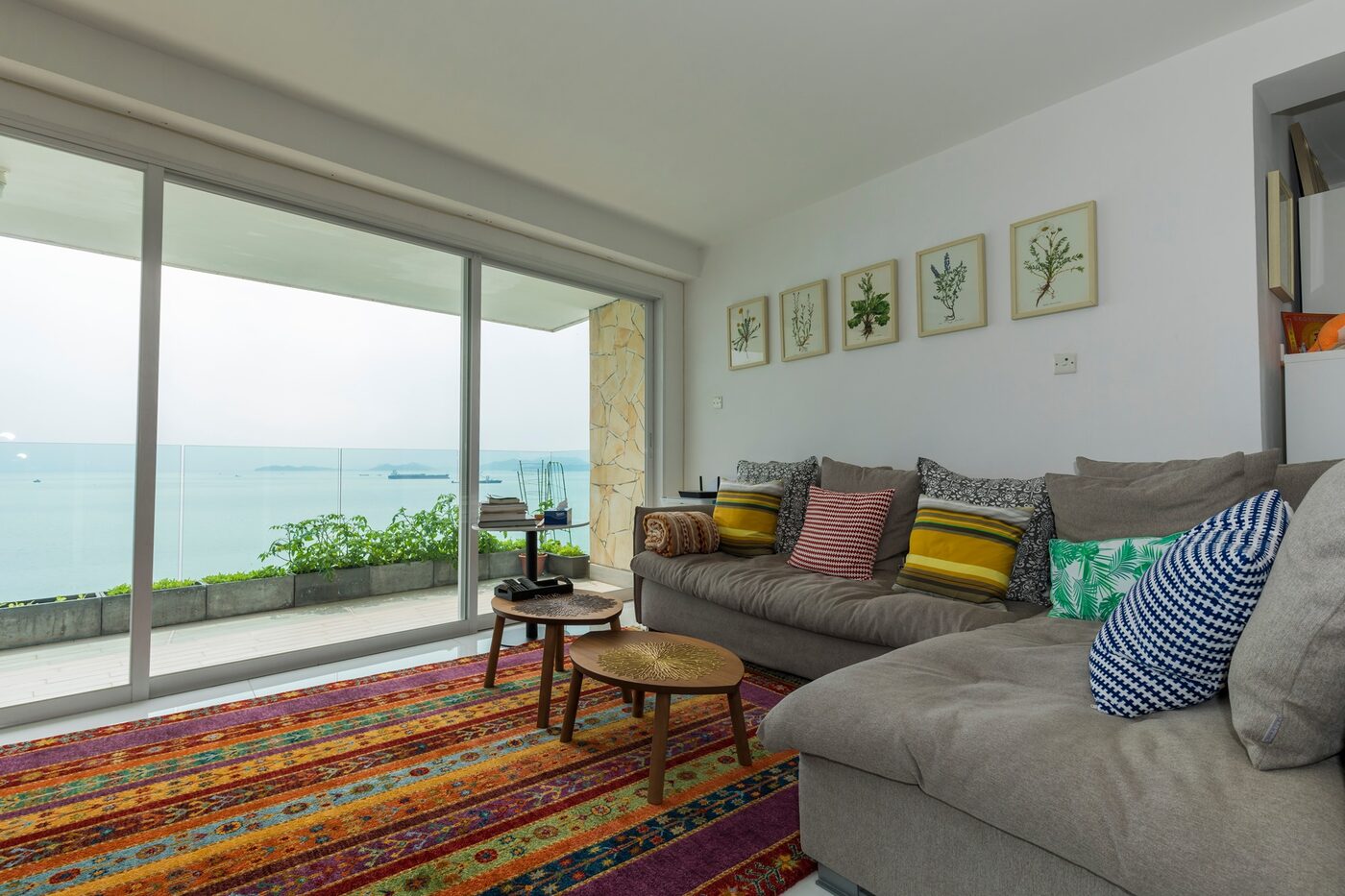 Interior of a full sea-view unit at Villa Cecil Phase III