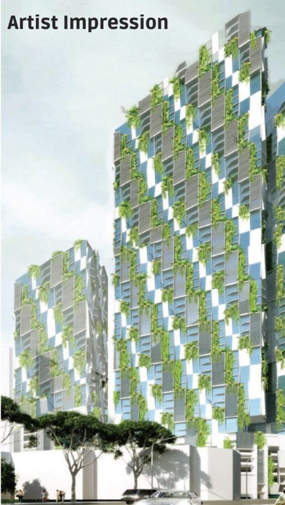 Artist impression of the approved scheme at Changkat Perak